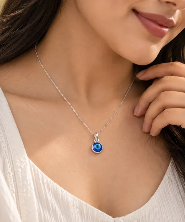 925_Sterling_Silver_Blue_Evil_Eye_Charm_Pendant
