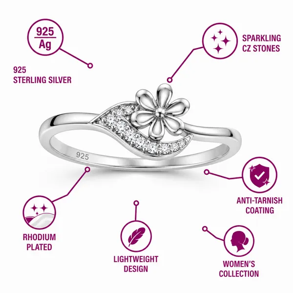 925_Sterling_Silver_Crystal_Studded_Flower_Adjustable_Ring