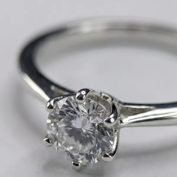 925_Sterling_Silver_Solitaire_White_Stone_Adjustable_Ring