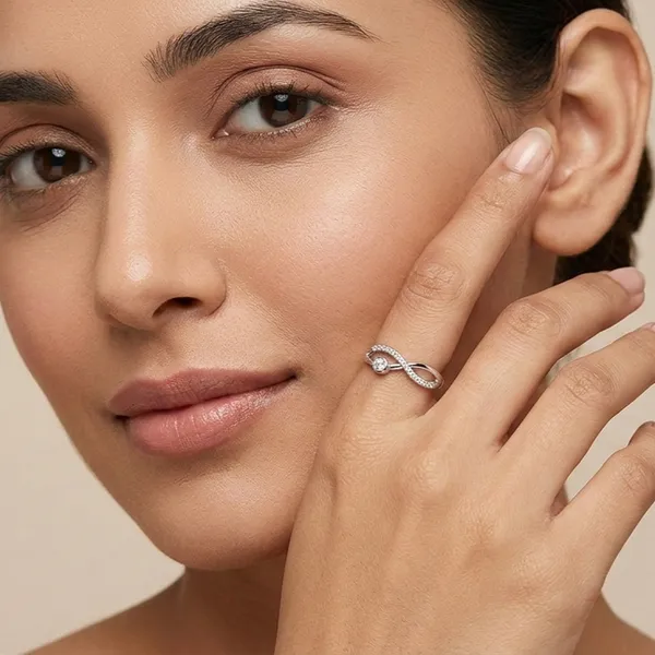925_Sterling_Silver_Infinity_Zircon_Adjustable_Ring