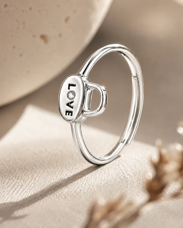 925_Sterling_Silver_Love_Lock_Adjustable_Ring