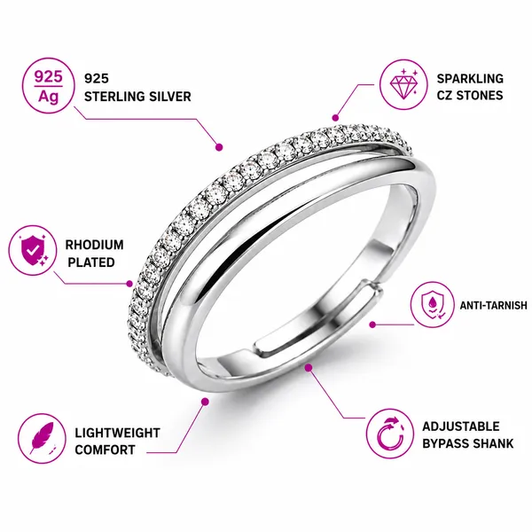 925_Sterling_Silver_Minimal_Dual_Band_CZ_Adjustable_Ring
