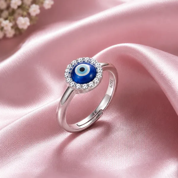 925_Sterling_Silver_Evil_Eye_CZ_Adjustable_Ring