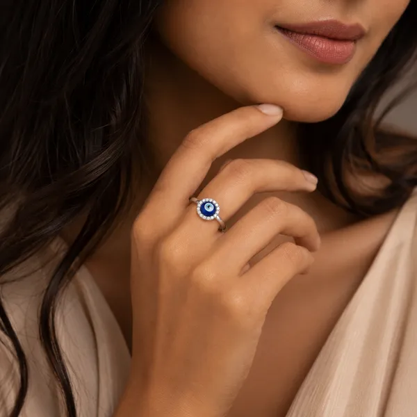 925_Sterling_Silver_Evil_Eye_CZ_Adjustable_Ring
