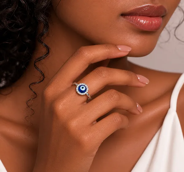 925_Sterling_Silver_Evil_Eye_CZ_Adjustable_Ring