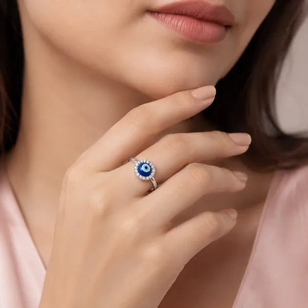 925_Sterling_Silver_Evil_Eye_CZ_Adjustable_Ring
