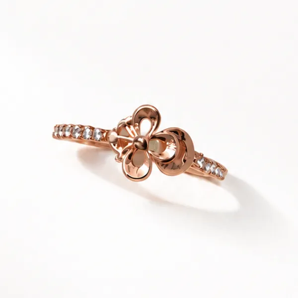 925_Sterling_Silver_Rose_Gold_Floral_CZ_Adjustable_Ring