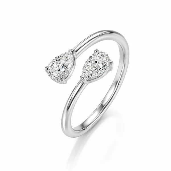 925_Sterling_Silver_Twin_Pear_CZ_Open_Ring