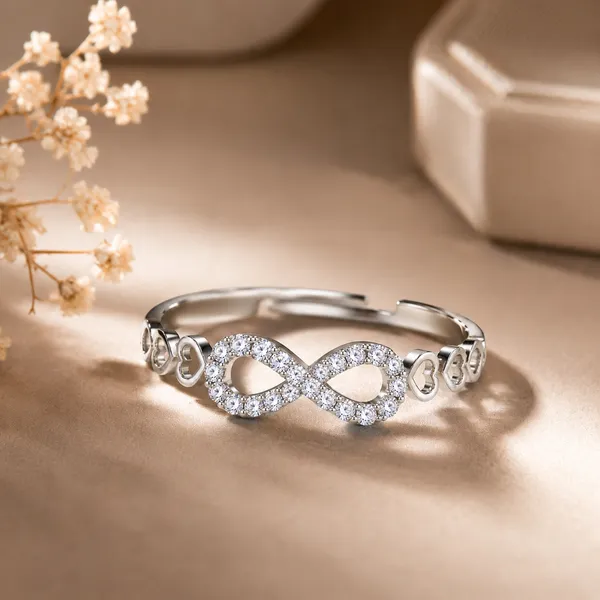 925_Sterling_Silver_Infinity_Heart_Adjustable_Ring