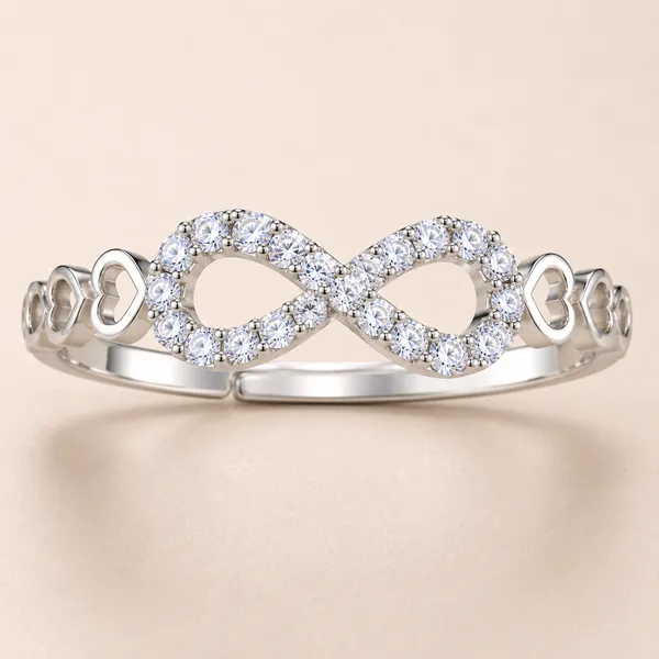 925_Sterling_Silver_Infinity_Heart_Adjustable_Ring