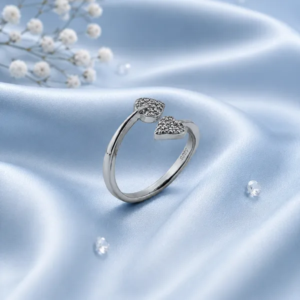 925_Sterling_Silver_Adjustable_Leaf_Crystal_Ring