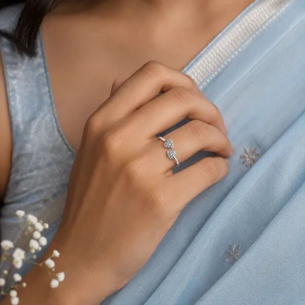 925_Sterling_Silver_Adjustable_Leaf_Crystal_Ring