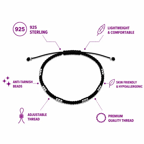 925_Sterling_Silver_Midnight_Charm_Anklet