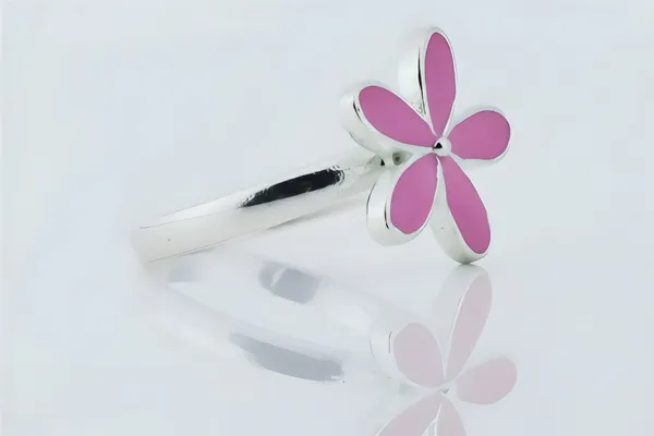 925_Sterling_Silver_Floral_Pink_Toe_Ring_for_Women