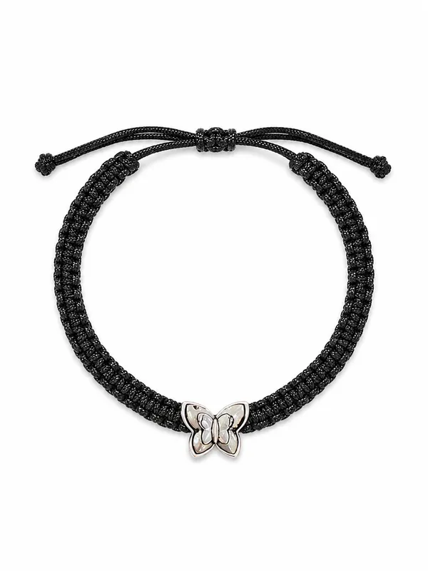 925_Sterling_Silver_Oxidised_Butterfly_Motif_Thread_Bracelet