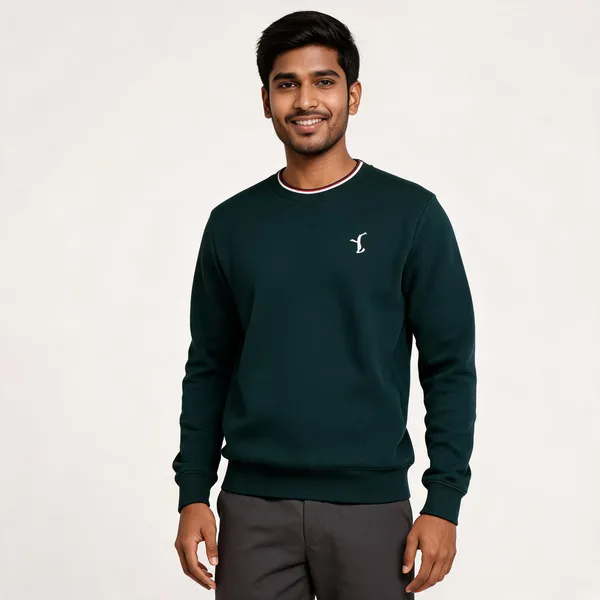 Green_Imported_Woolen_Knit_Full_Sleeve_Round_Neck_T-Shirt_For_Men