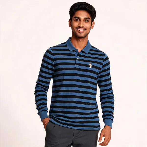 Blue_Black_Cotton_Striped_Full_Sleeve_Polo_For_Men