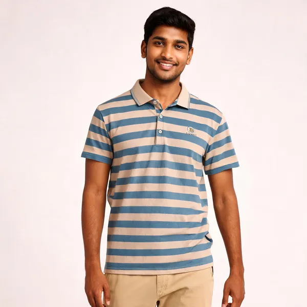 Blue_Beige_Striped_Polo_T-Shirt_For_Men