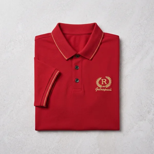 Red_Cotton_Pique_Embroidered_Polo_Shirt_For_Men