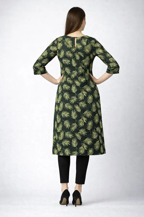 Neutone_Women_Printed_Straight_Kurta_(Dark_Green)