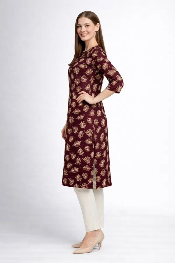 Neutone_Women_Printed_Straight_Kurta_(Maroon)