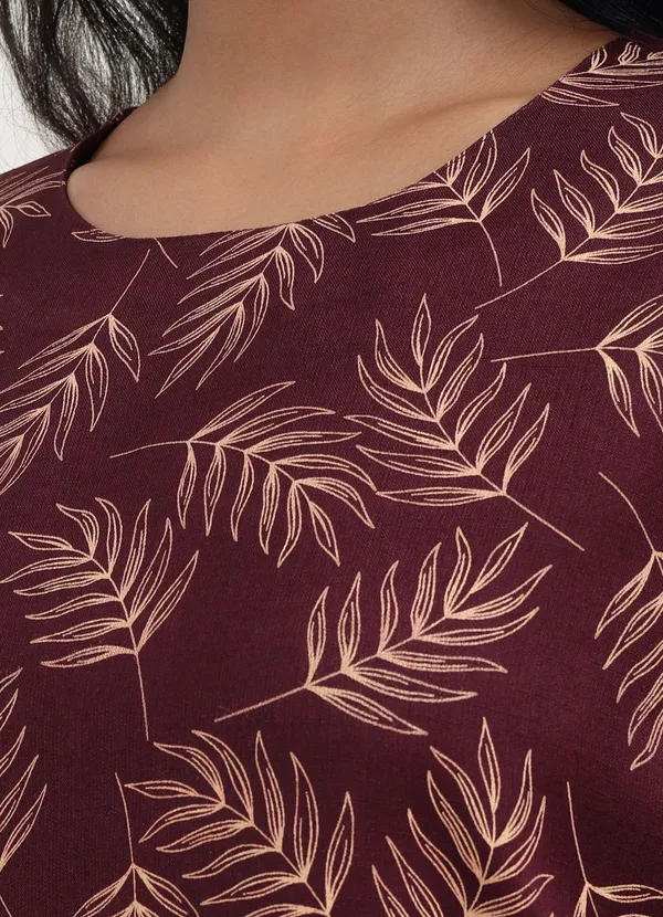 Neutone_Women_Printed_Straight_Kurta_(Maroon)