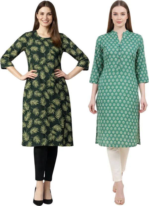 Neutone_Women_Floral_Print_Straight_Kurta_(Multicolor)_(Pack_Of_2_)