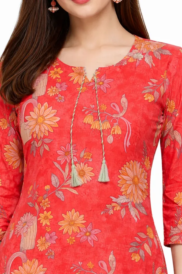 Neutone_Women_Floral_Print_Straight_Kurta_(Orange)