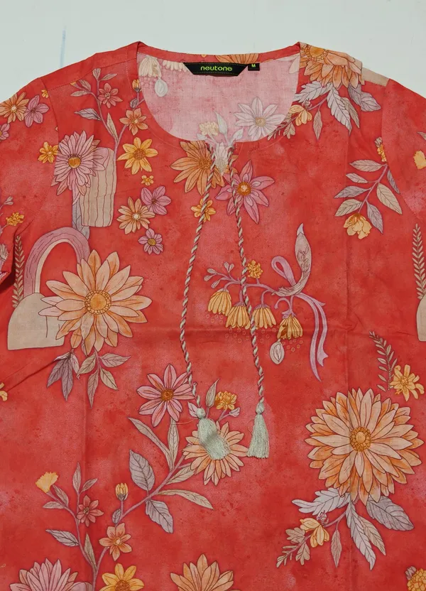Neutone_Women_Floral_Print_Straight_Kurta_(Orange)