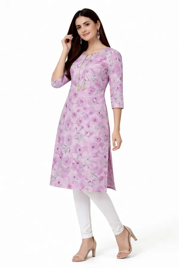 Neutone_Women_Floral_Print_Straight_Kurta_(Purple)