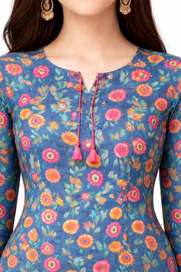 Neutone_Women_Floral_Print_Straight_Kurta_(Dark_Blue)