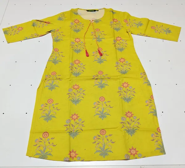 Neutone_Women_Floral_Print_Straight_Kurta_(Yellow)