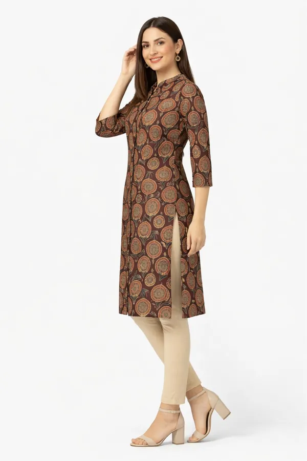 Neutone_Women_Printed_Straight_Kurta_(Brown)