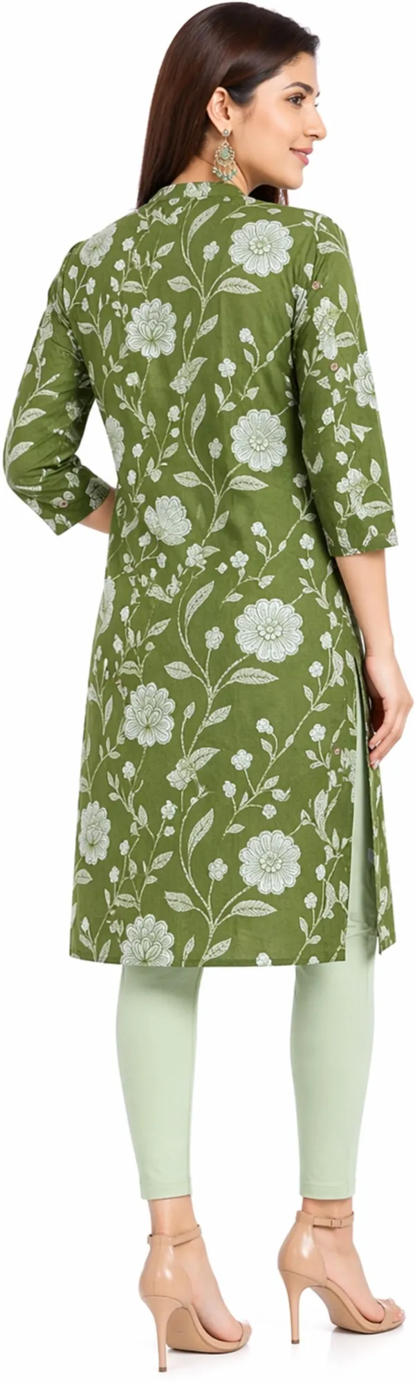 Neutone_Women_Floral_Print_Straight_Kurta_(Green)