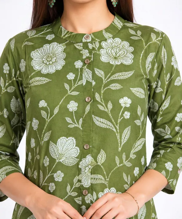 Neutone_Women_Floral_Print_Straight_Kurta_(Green)
