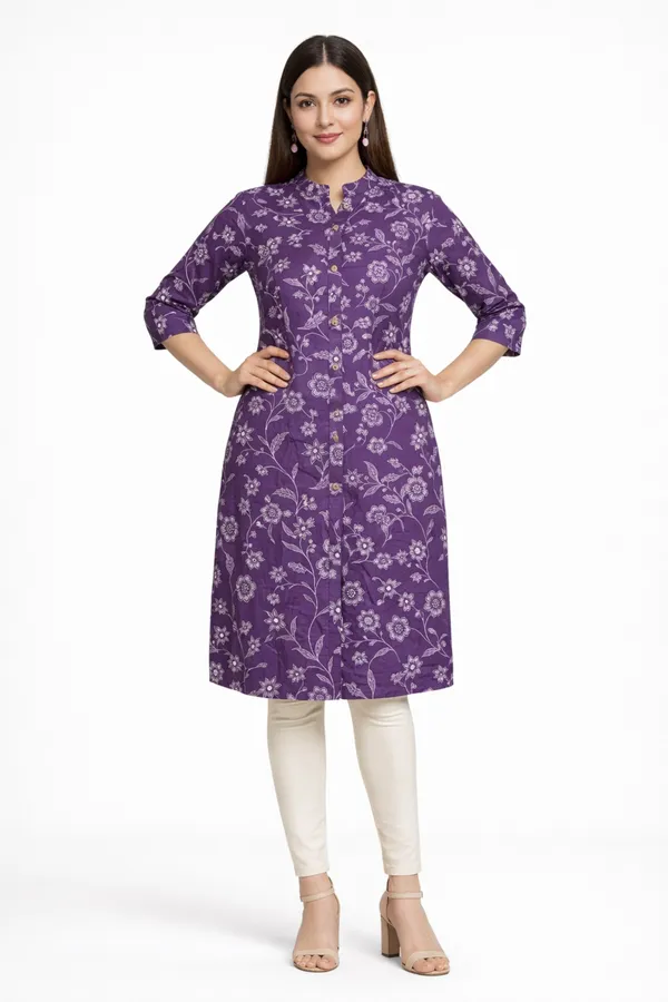 Neutone_Women_Floral_Print_Straight_Kurta_(Purple)
