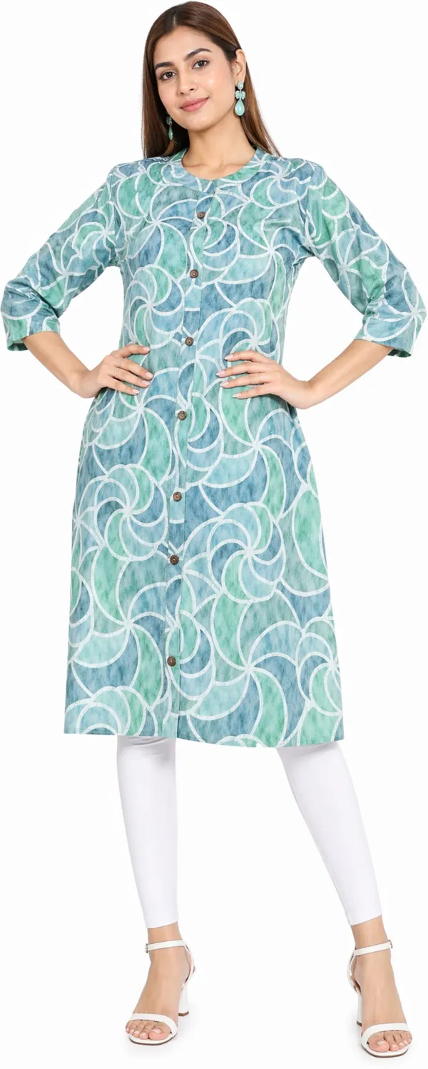 Neutone_Women_Abstract_Straight_Kurta_(Light_Green)