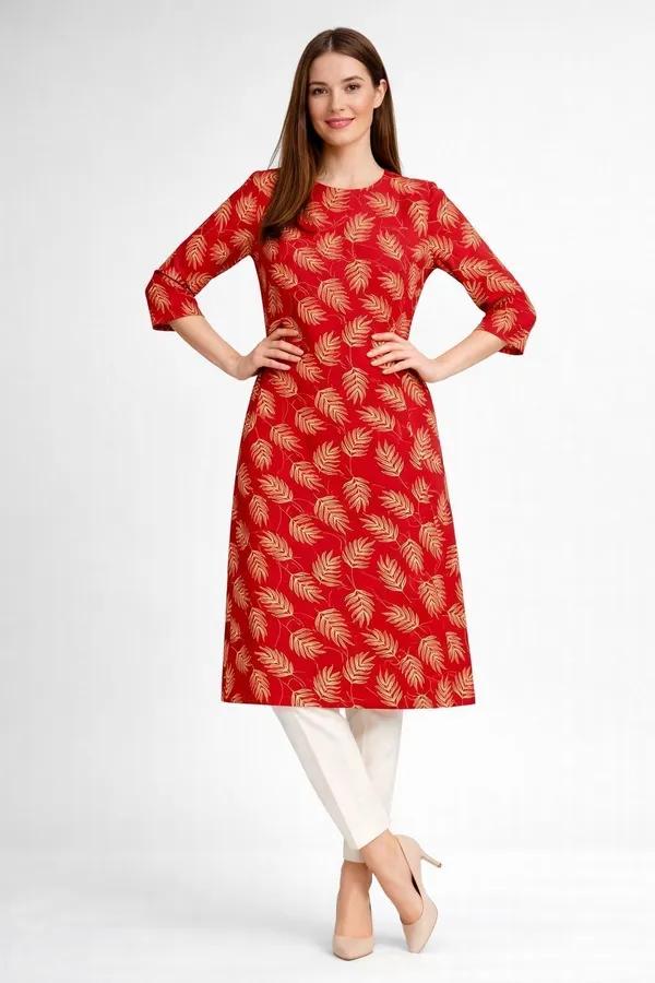 Neutone_Women_Printed_Straight_Kurta_(Red)