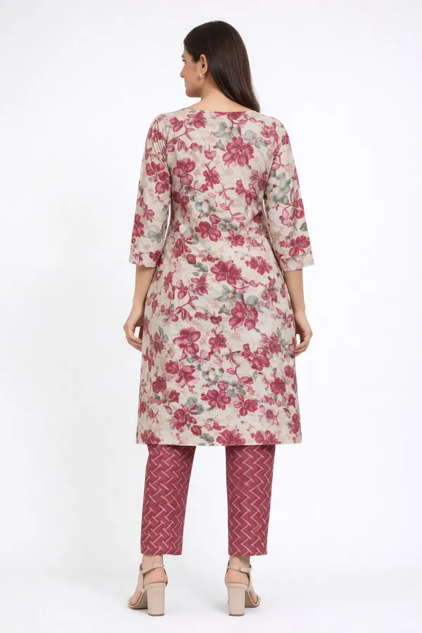 Neutone_Women_Floral_Print_Straight_Kurta_(Pink,_Beige)