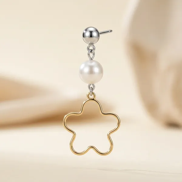 Golden_Floral_Pearl_Drop_Earrings