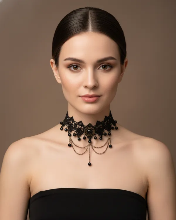 Black_Pearled_Floral_Lace_Neck_Piece