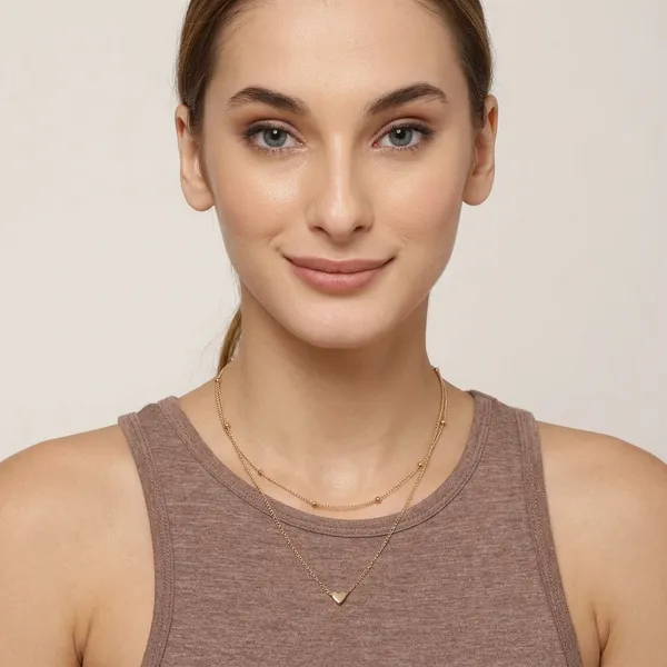 Elegant_Heart_Inspired_Double_Layered_Fascinating_Necklace_for_Women/Girls