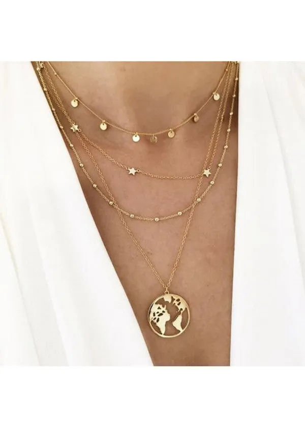 Gold_Plated_Trending_Globe_Inspired_Layered_Necklace_Set
