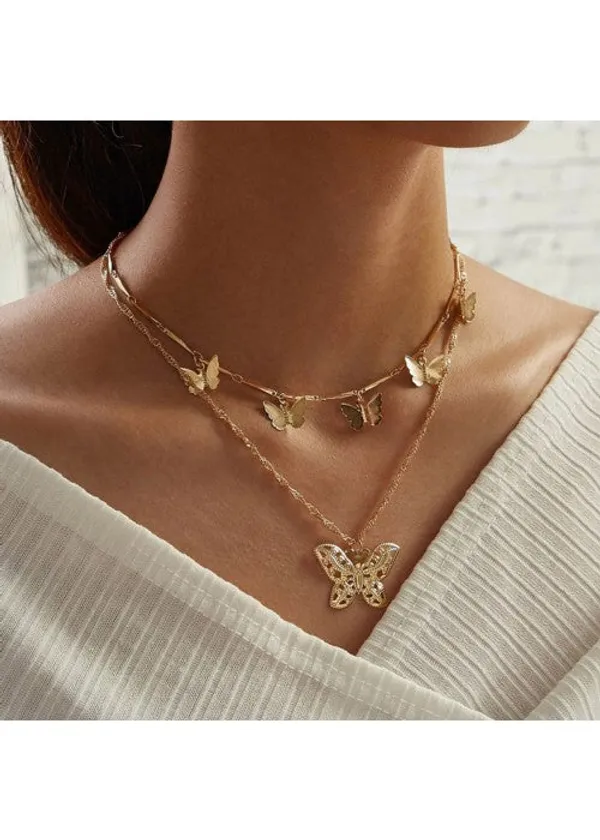 Gold_Plated_Butterfly_Inspired_Layered_Necklace