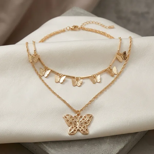 Gold_Plated_Butterfly_Inspired_Layered_Necklace