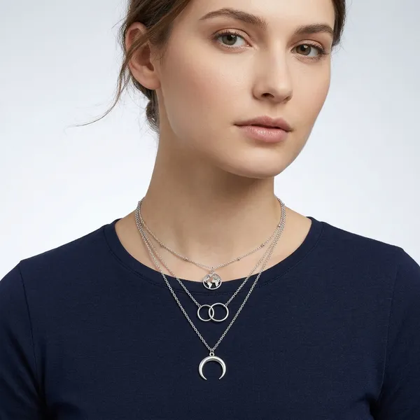 Glitzy_Global_Cross_Design_Gold_Plated_Necklace_For_Women/Girls