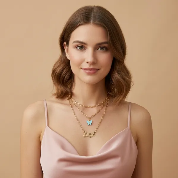 Jewellery_For_Women_Multi_Gold_Plated_Layered__Heart_Necklace