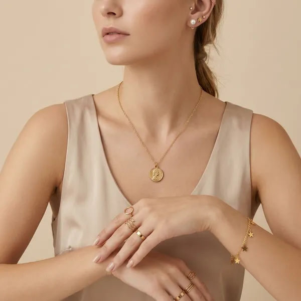 Pearl_Gold_Plated_Earrings_With_Necklace_And_Beautiful_Rings_With_Bracelet_For_Women/Girls