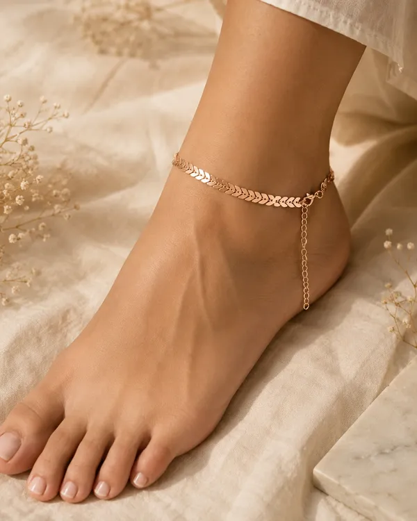Trendy_Leafy_Anklets