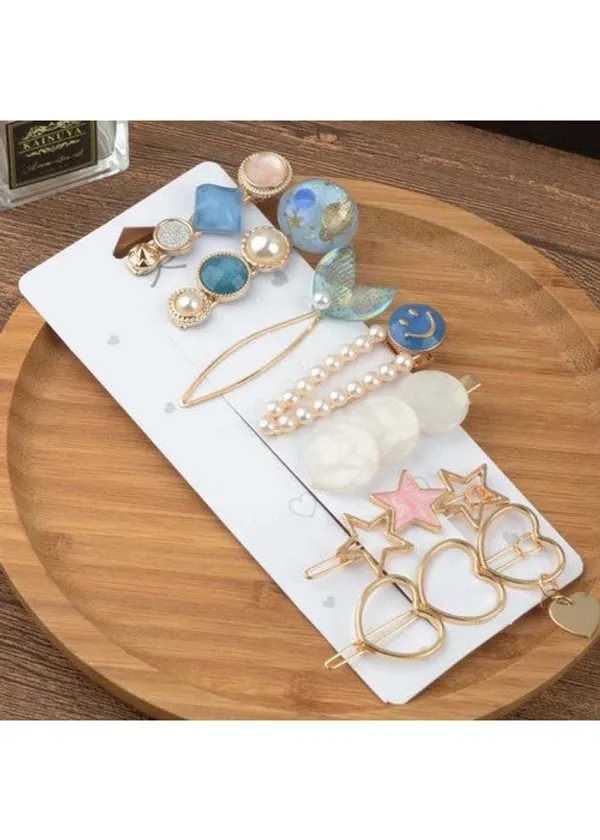 Heart_Pearl_And_Ad_Hair_Clips_Jewelry_For_Women